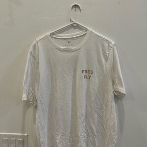 Free Fly Apparel White Short Sleeve Tee